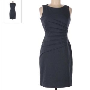 Charcoal Gray Ivanka trump sleeveless dress